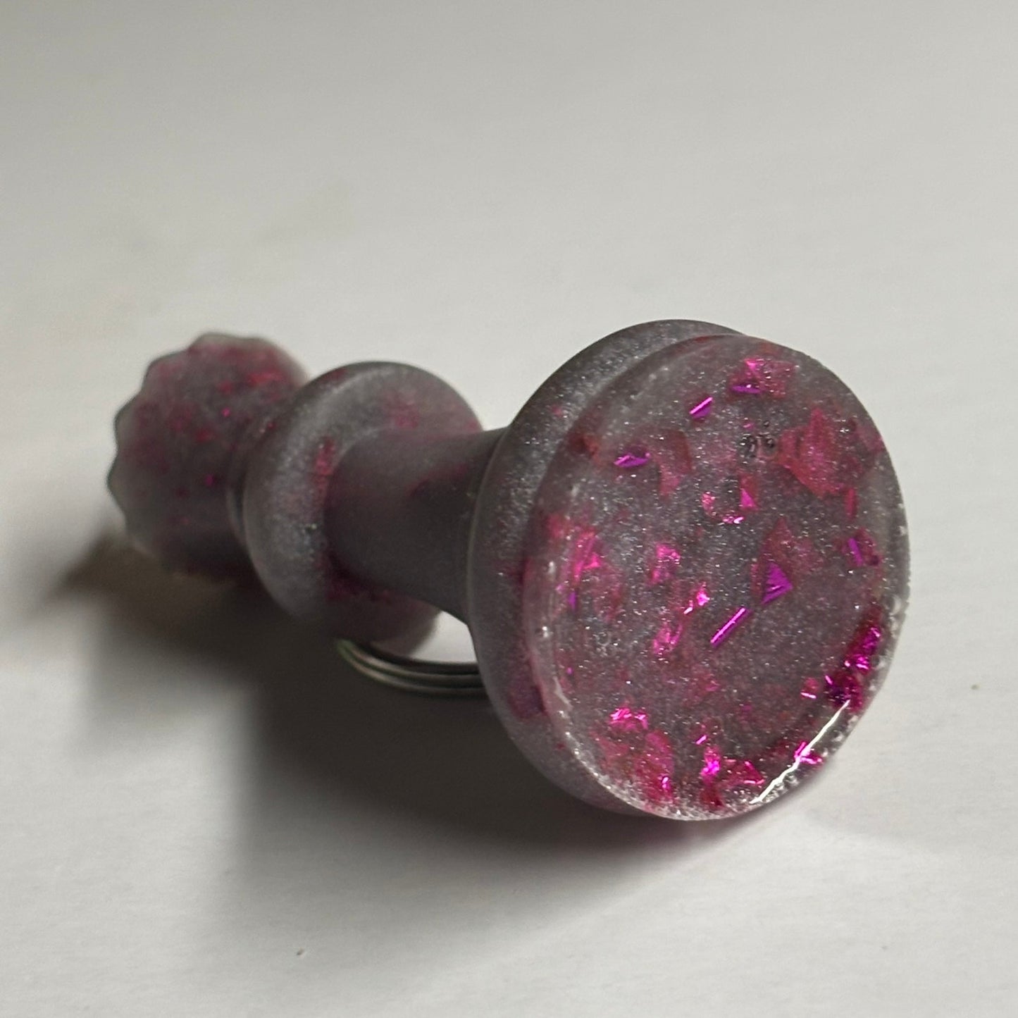 Night Purple Queen - Handmade Resin Keychain