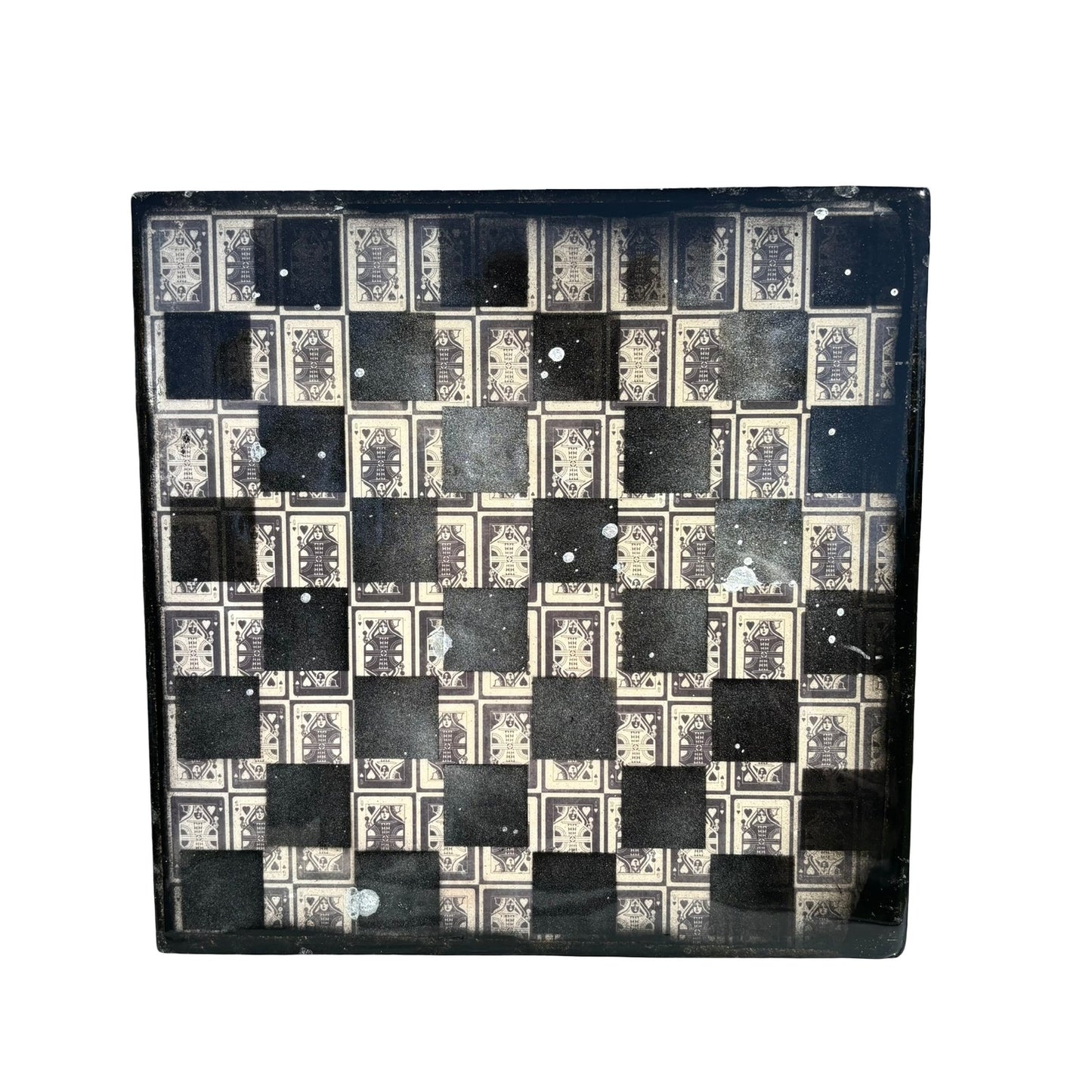 Vintage Queens - Resin Coated Chess Board