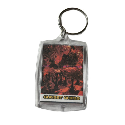Red Clash - Chess  Photo Keychain