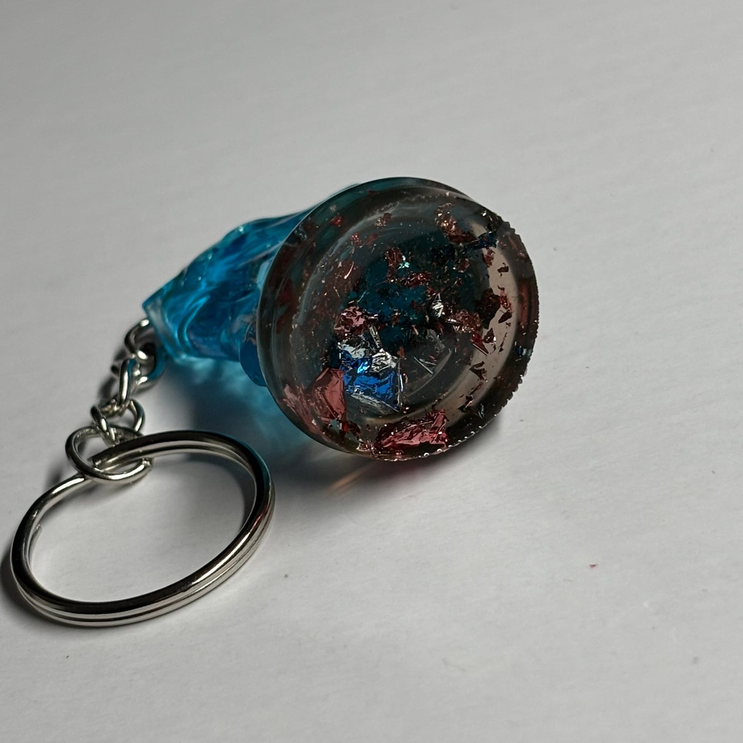 Blue Knight - Handmade Resin Keychain