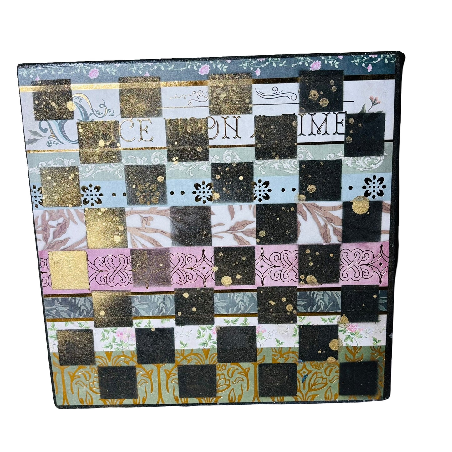 Splendid Collage - Scrapbook Chess Board