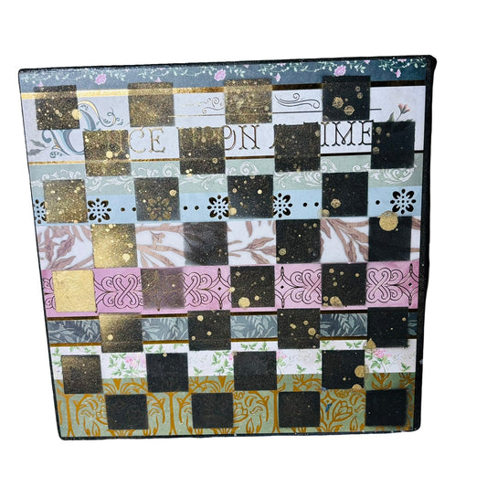 Splendid Collage - Scrapbook Chess Board
