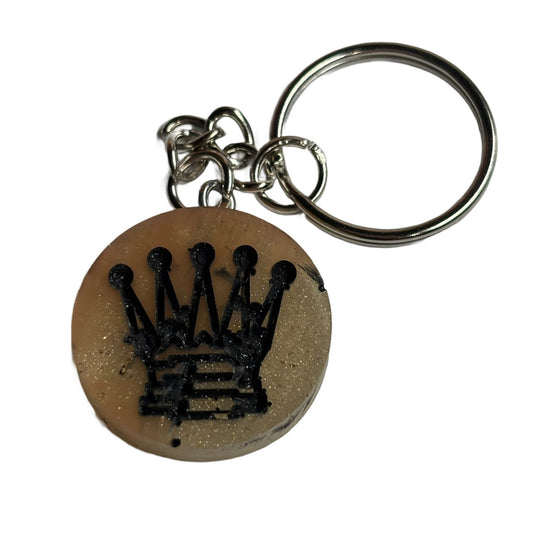 Original King - Handmade Resin Keychain - Flat Edition