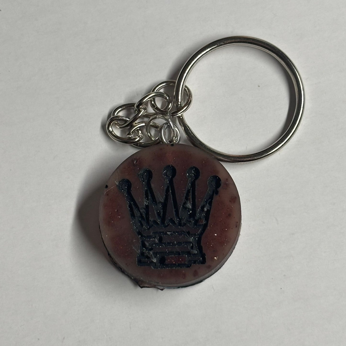 Rusted Queen - Handmade Resin Keychain