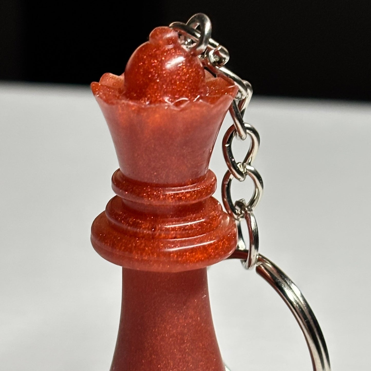 Royal Red Queen - Handmade Resin Keychain