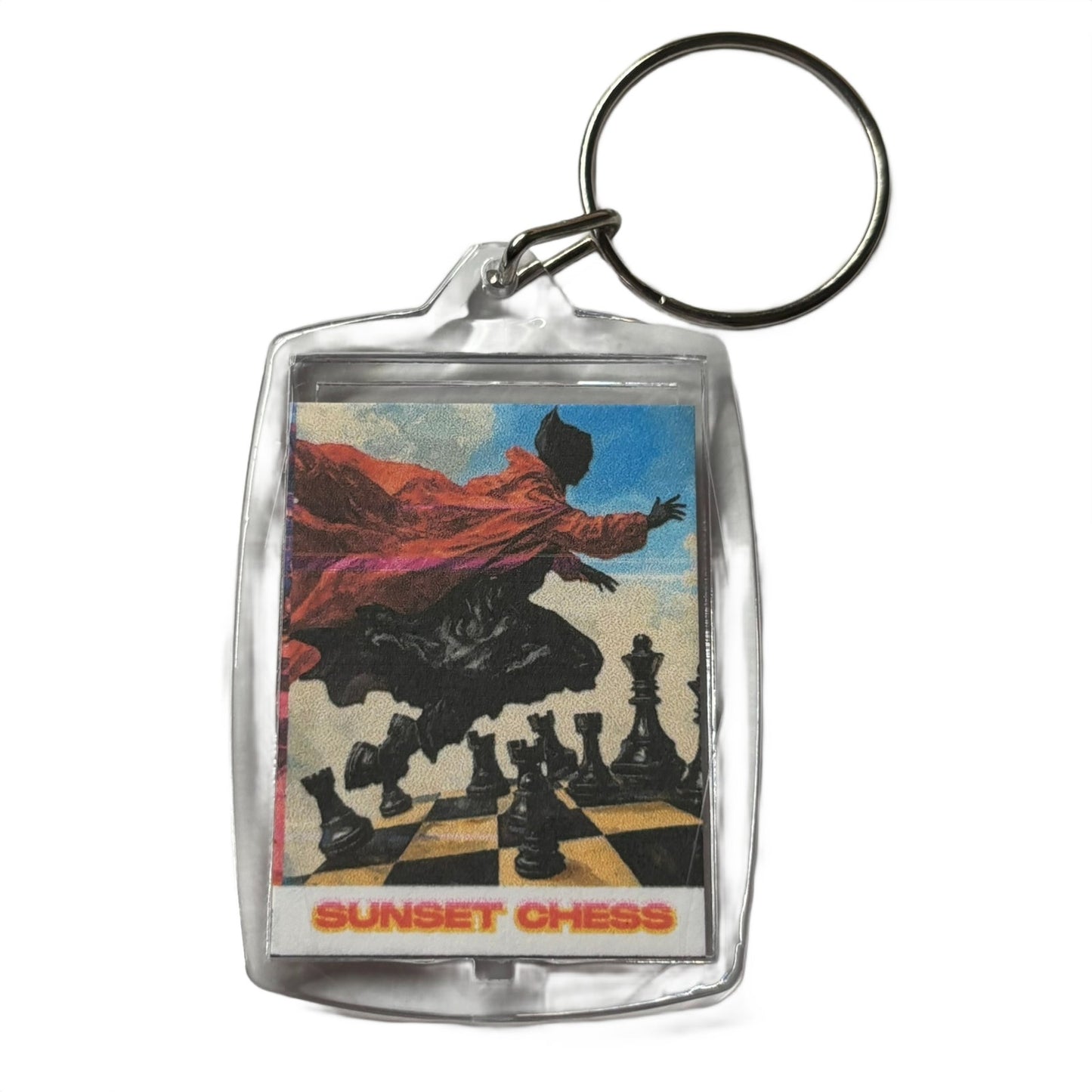 Black Hero - Chess  Photo Keychain