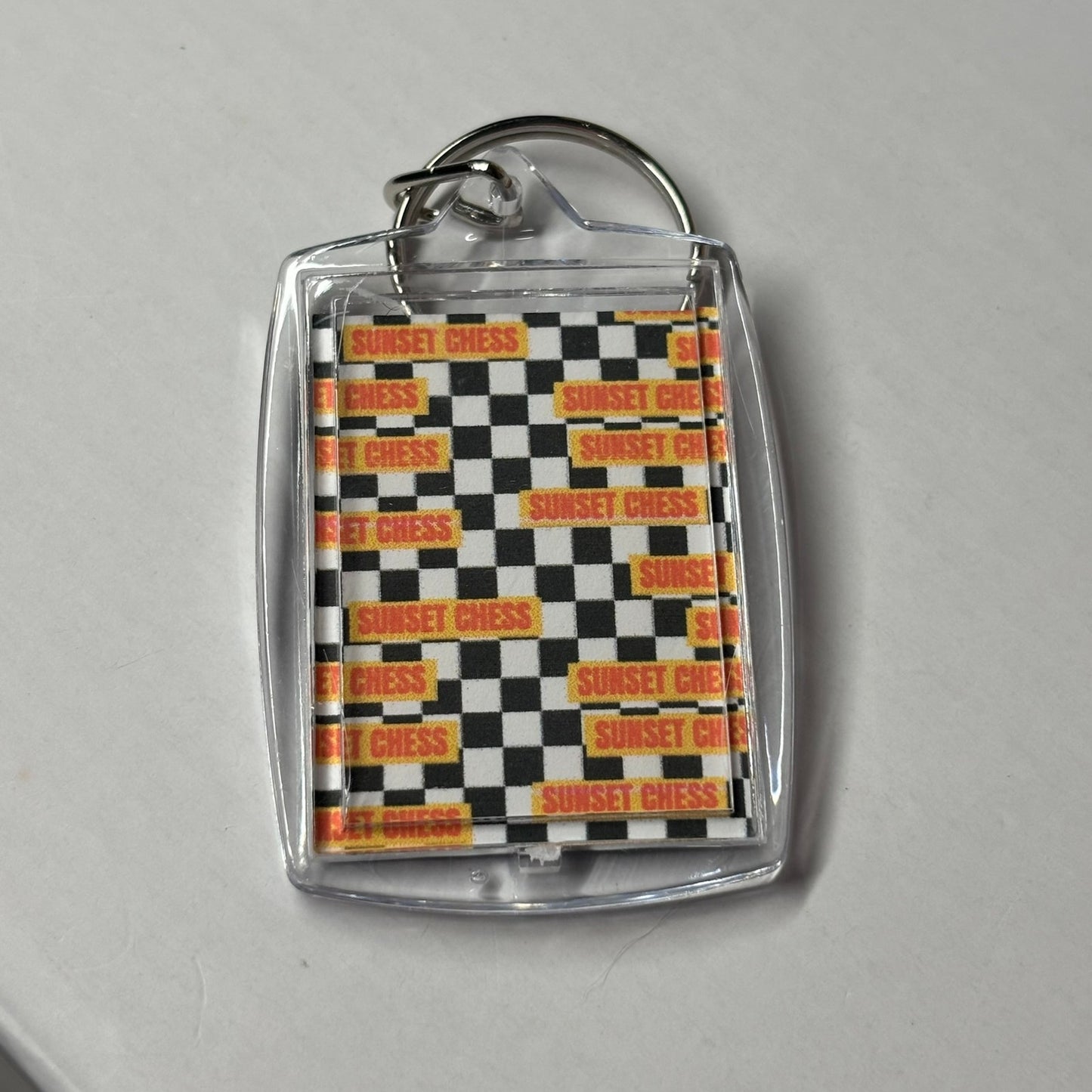 Raven Man - Chess  Photo Keychain