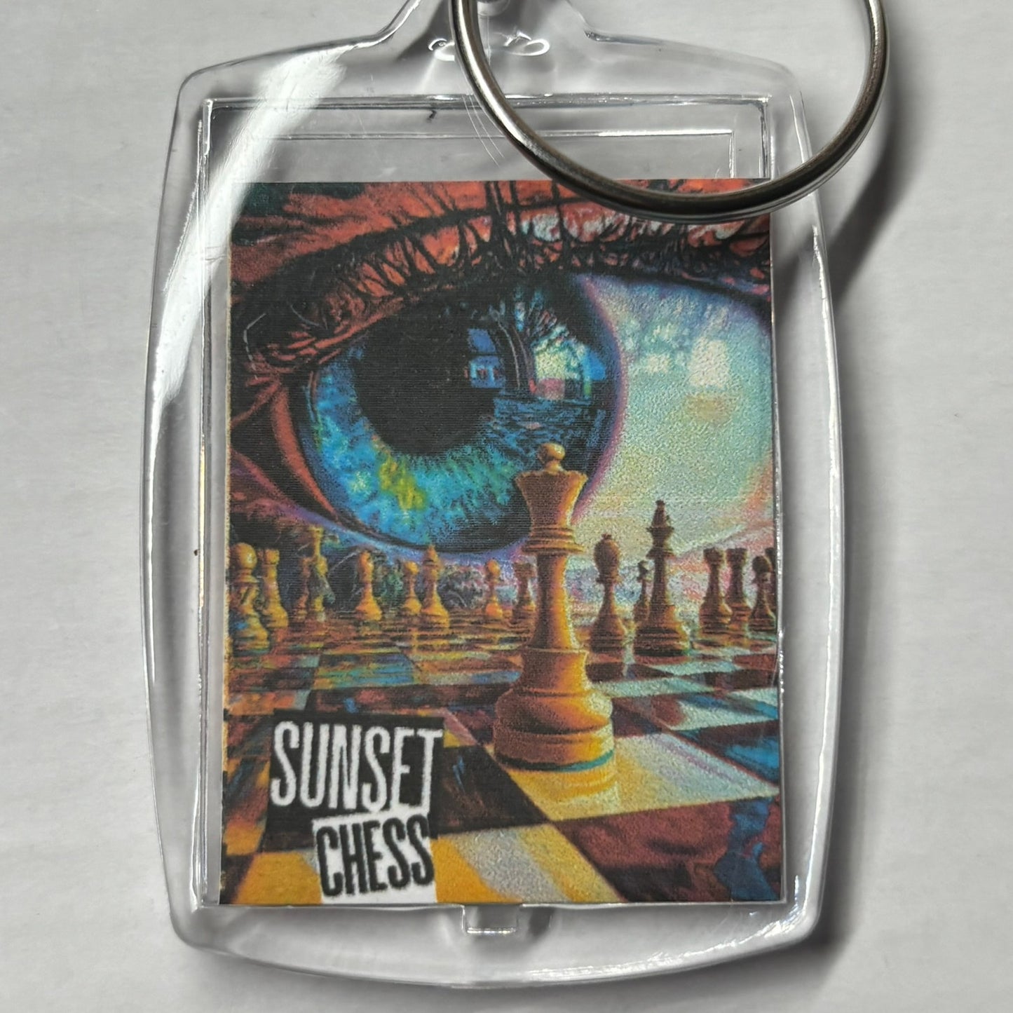The Vision - Chess  Photo Keychain