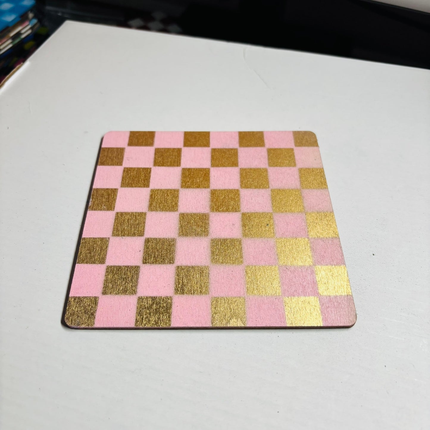 Golden Light Pink - Mini Chess Set
