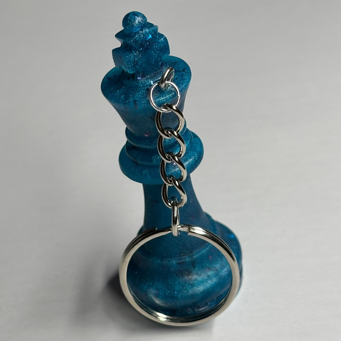 Royal Blue King - Handmade Resin Keychain