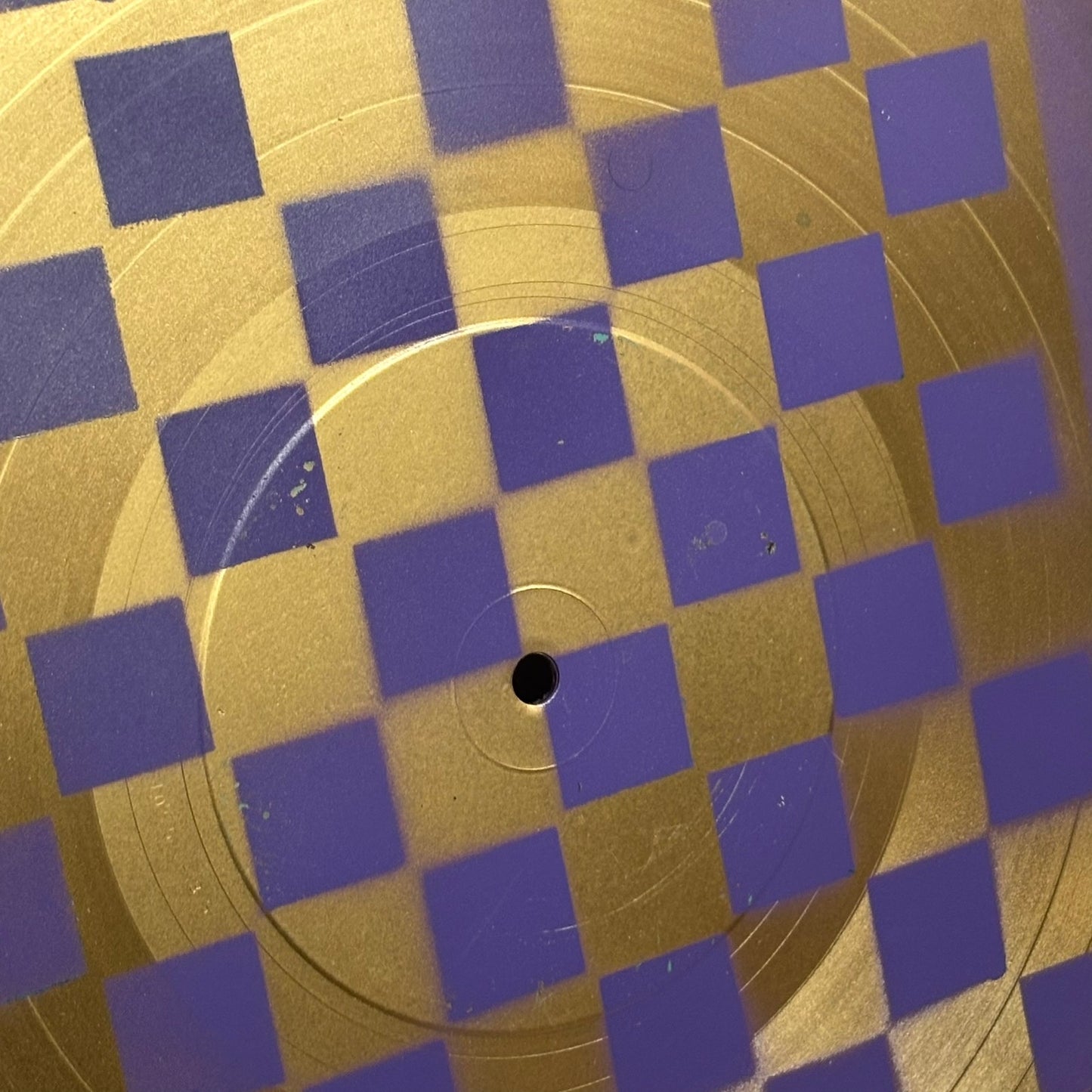 Golden Purple - Vinyl Chess Board