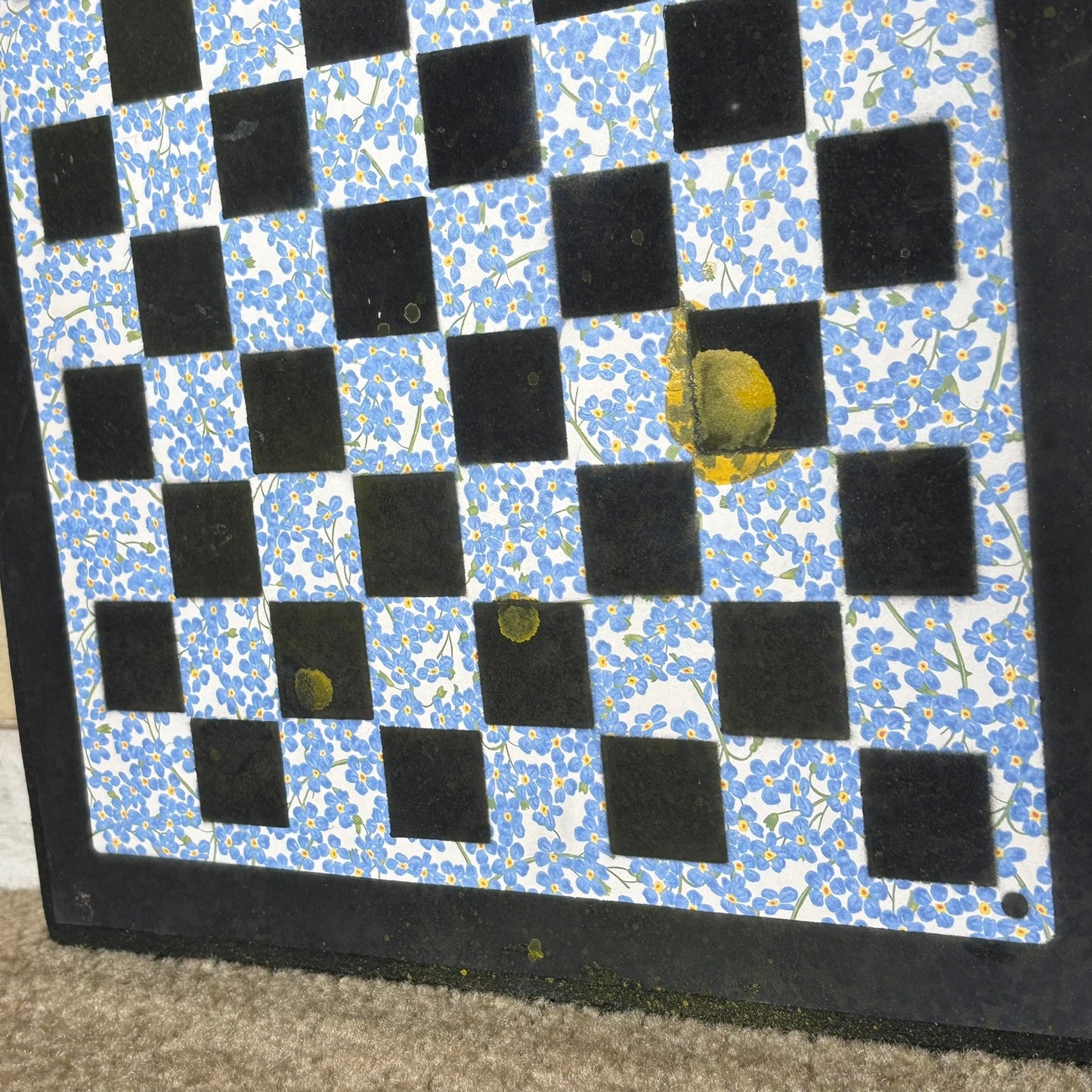 Blue Spring - Scrapbook Chess Board