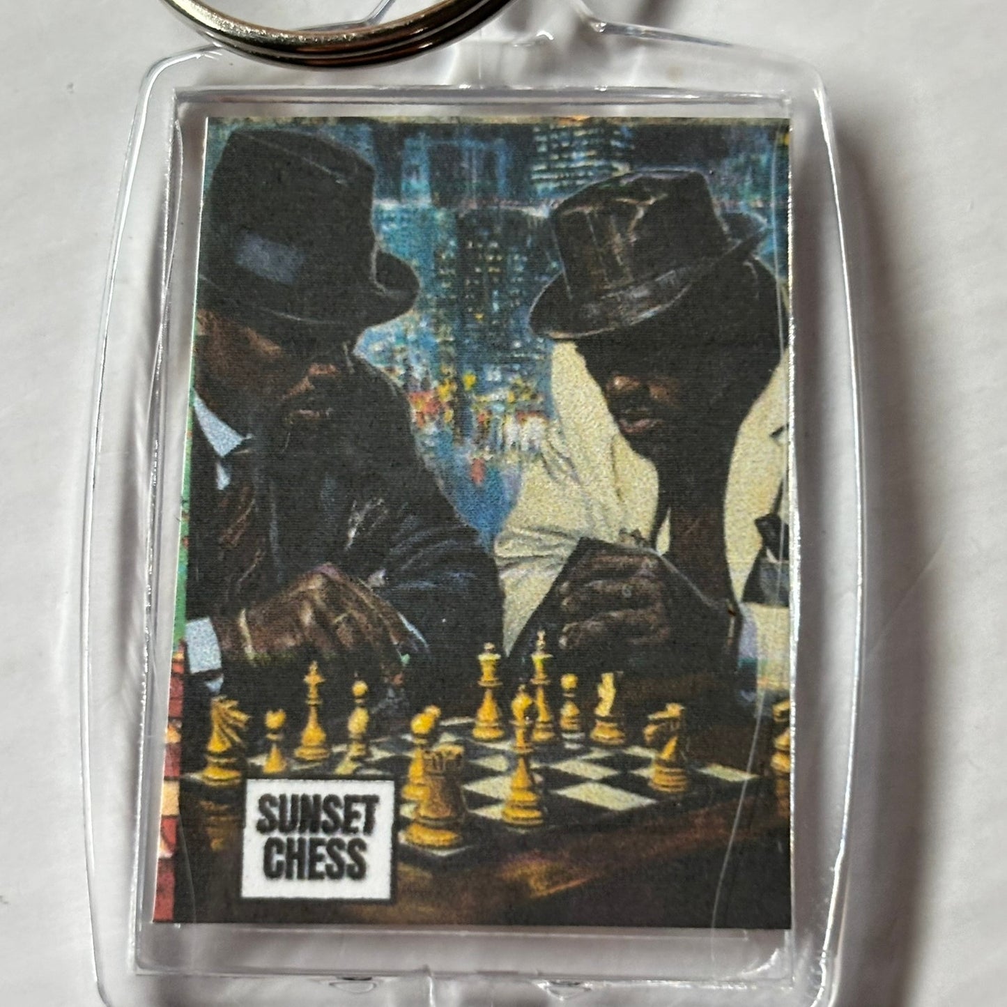 Backlot - Chess  Photo Keychain
