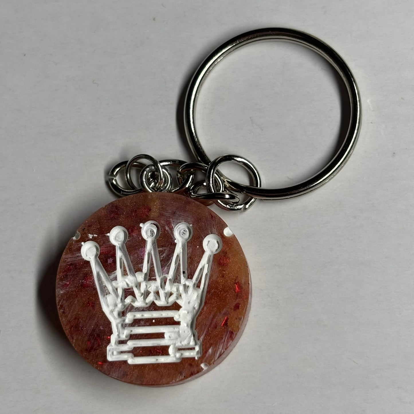Furnace Orange Queen - Handmade Resin Keychain
