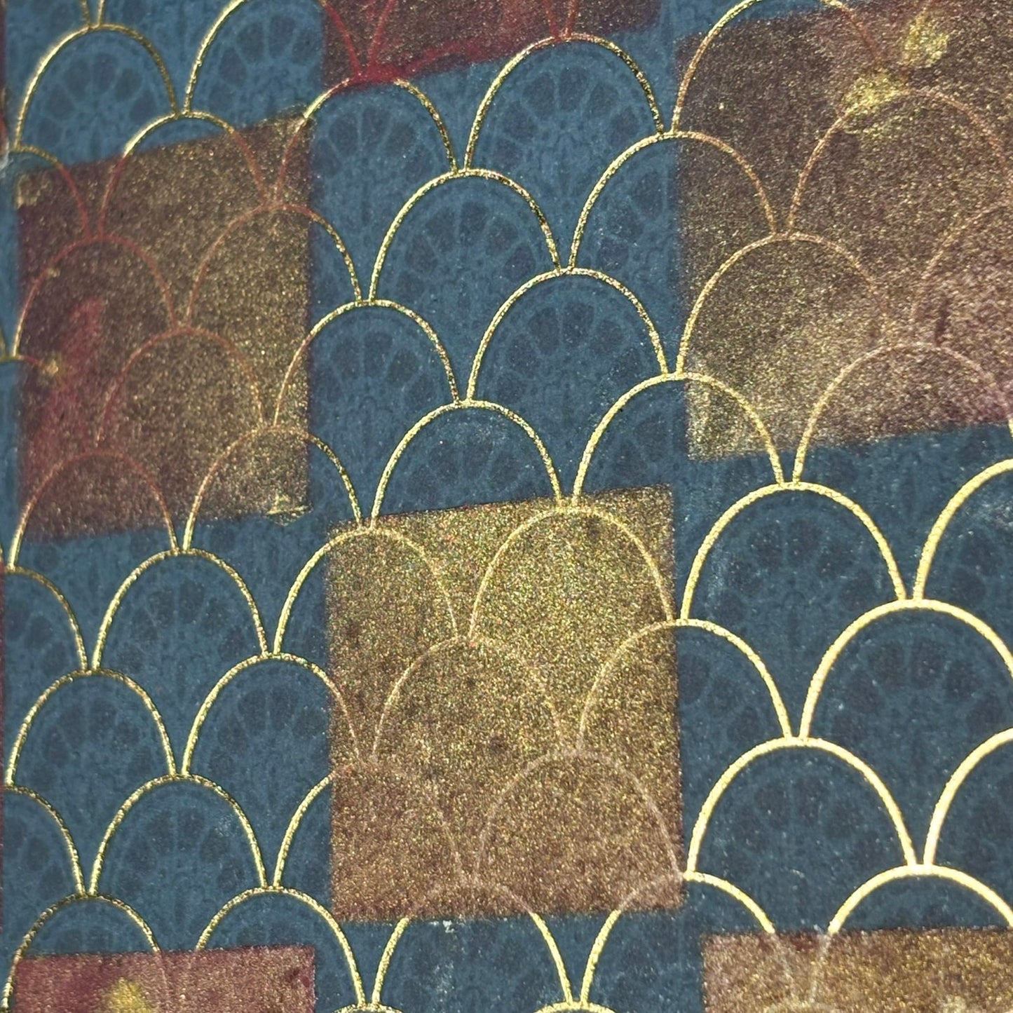 Golden Pink & Blue - Scrapbook Chess Board