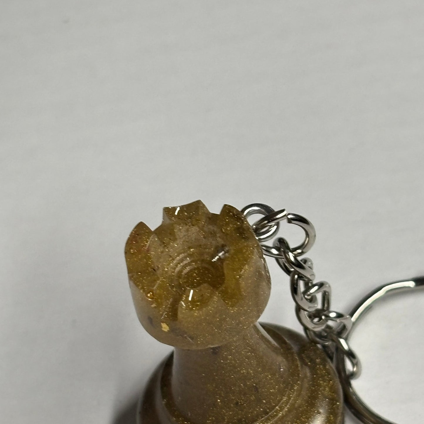 Dirty Green Rook - Handmade Resin Keychain