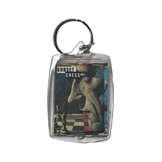 The Stoic - Chess  Photo Keychain