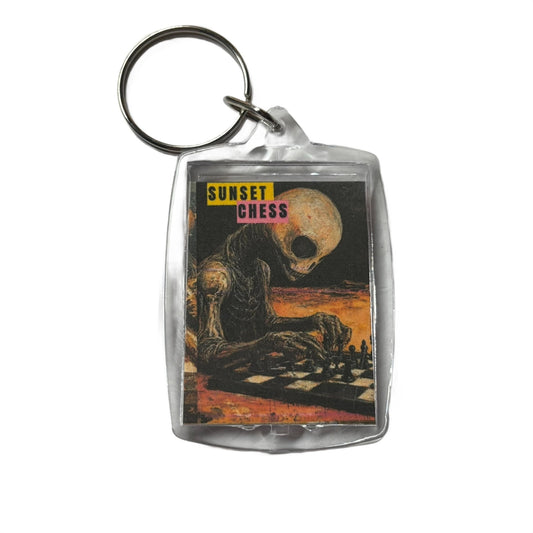 Simple Alien - Chess  Photo Keychain