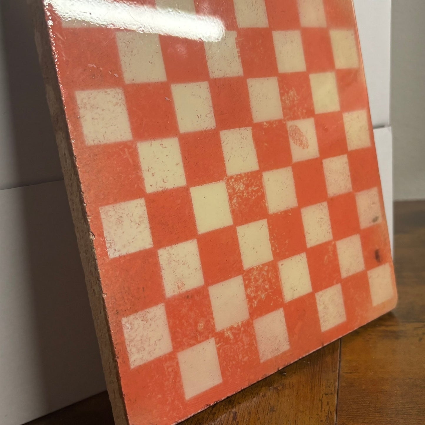 Orange Cream - Resin Coated Chess Board