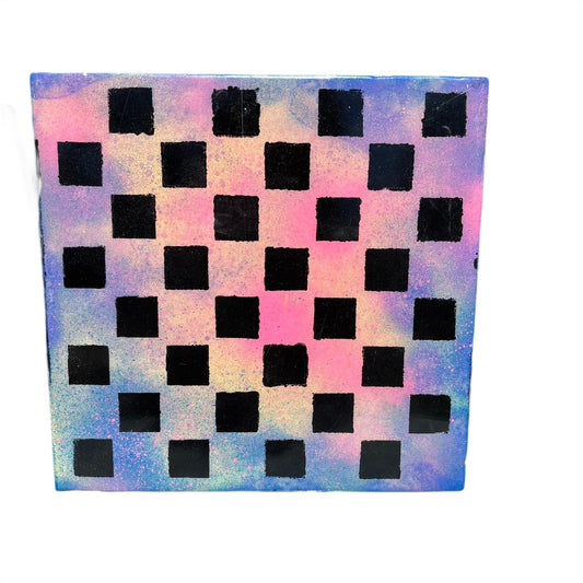 Galaxy Purple - Resin Coated Chess Board