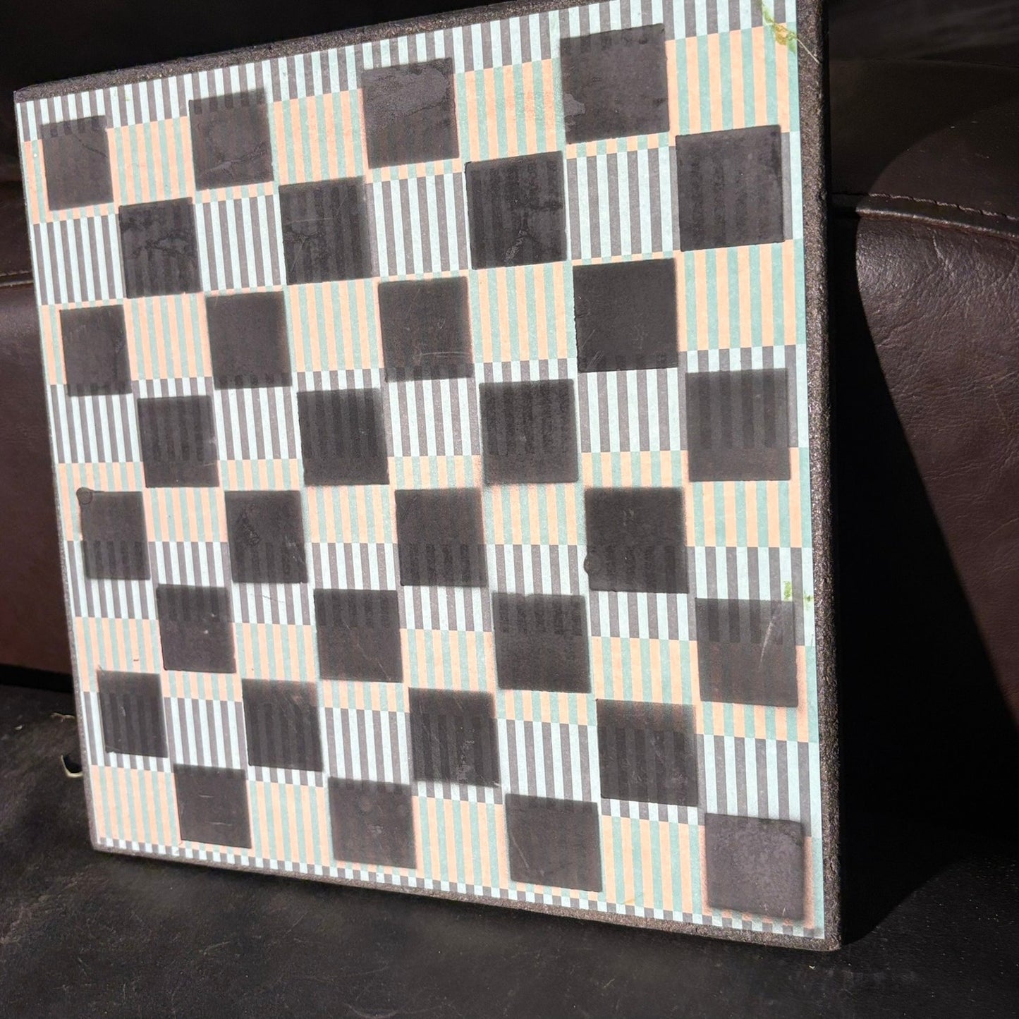 Retro Colors - Scrapbook Chess Board