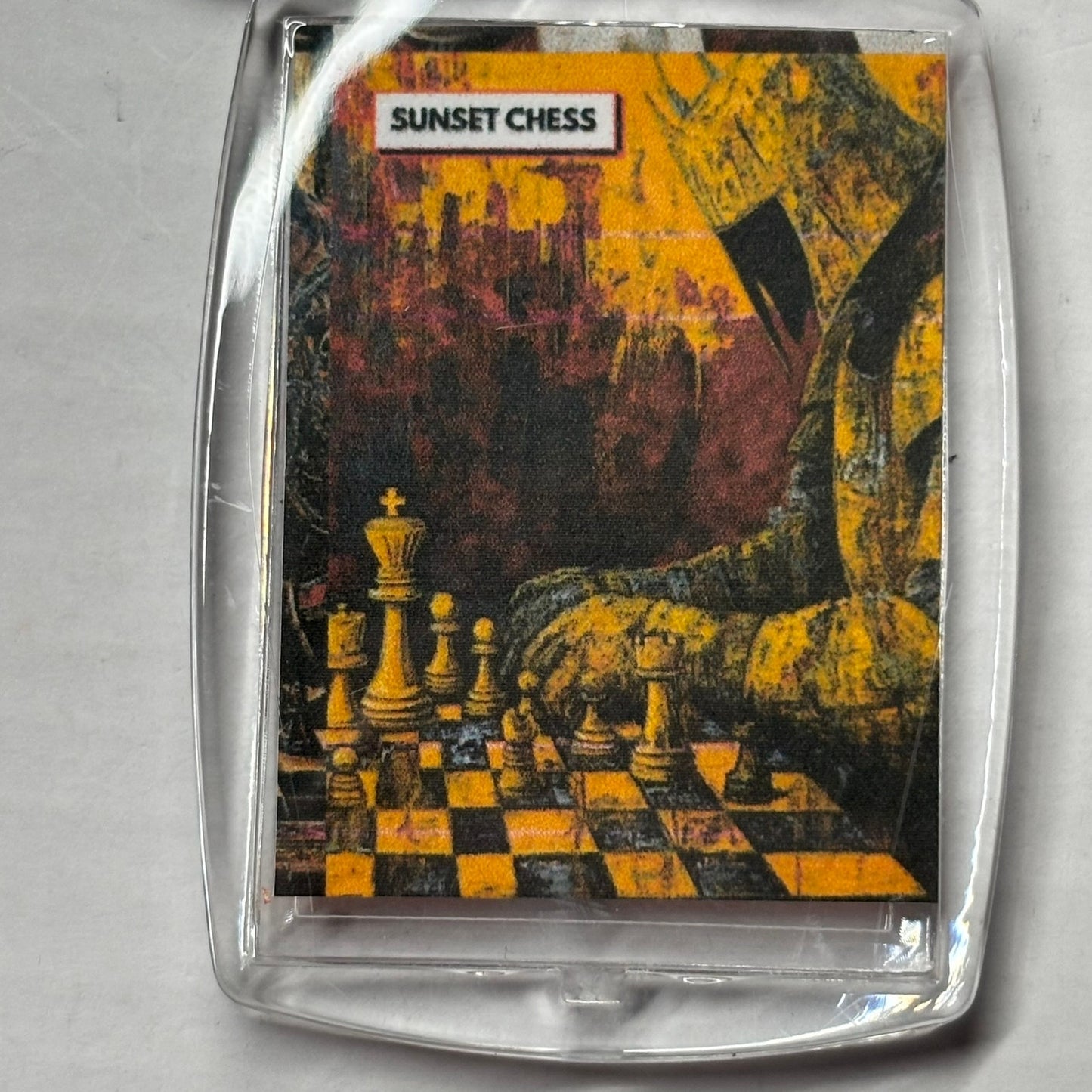 Rusted Knight - Chess  Photo Keychain