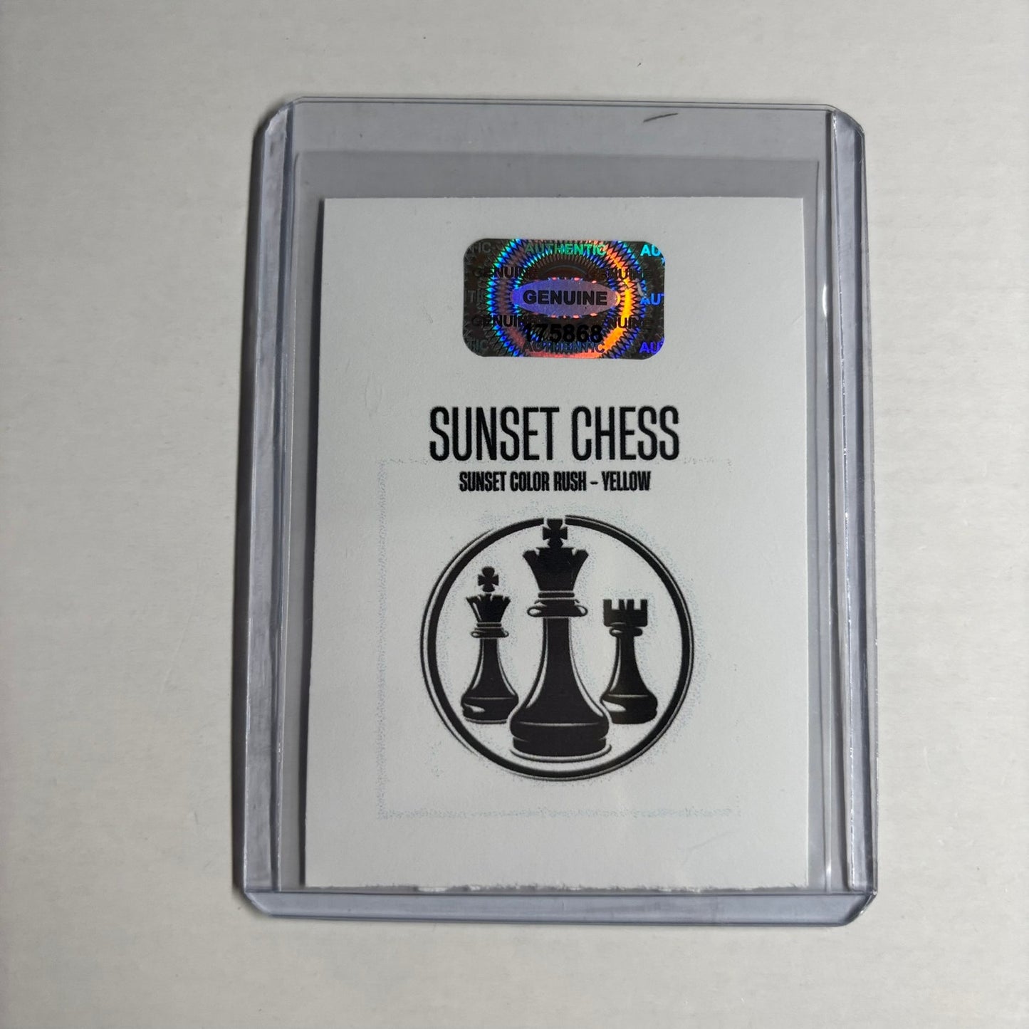 Yellow Collection - Trading Card