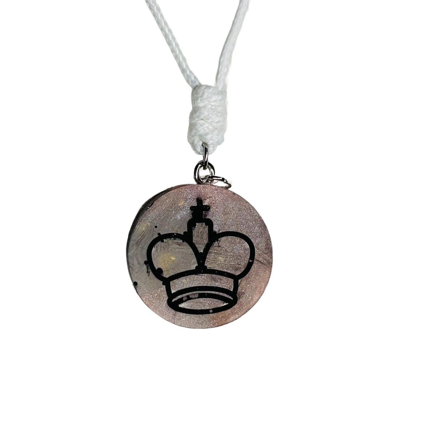 Simple King - Handmade Resin Chess Necklace