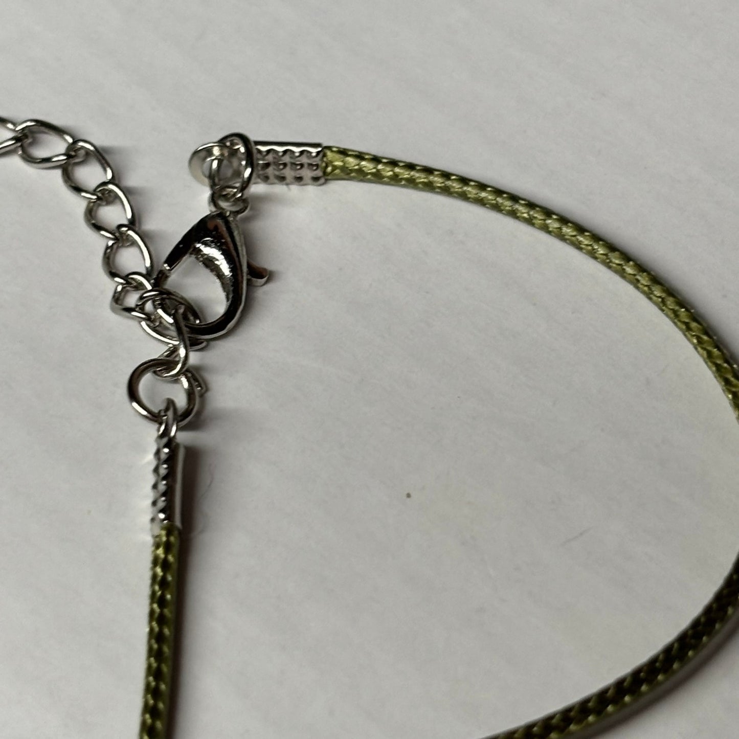 Dark Green Rook - Handmade Resin Chess Necklace