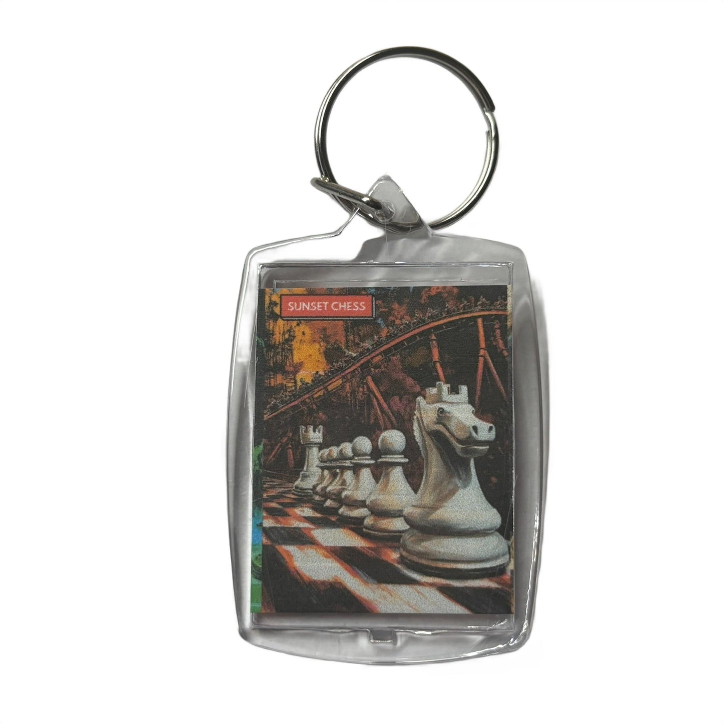 Knights Ride - Chess  Photo Keychain