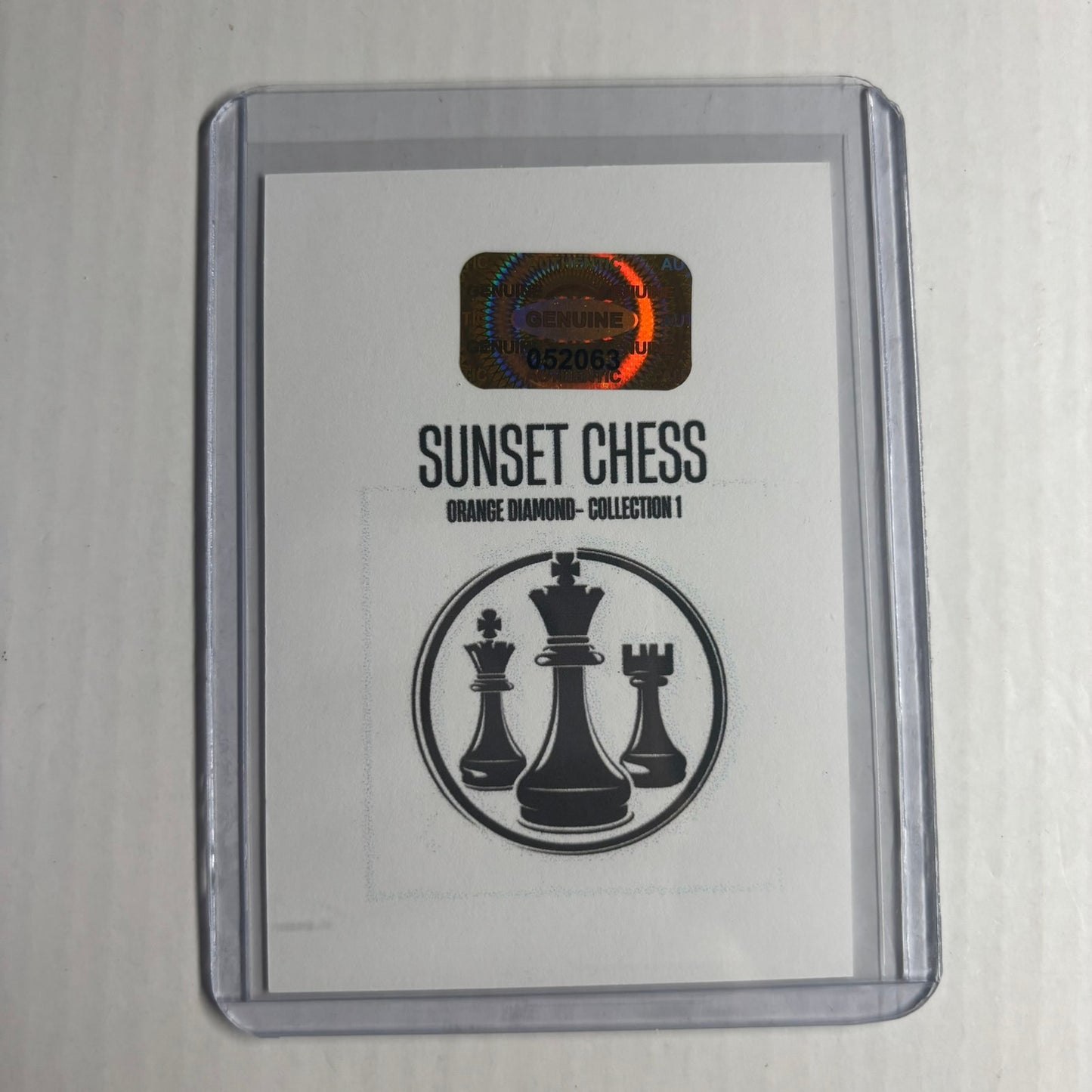 Orange Diamond Collection 1 - Trading Card