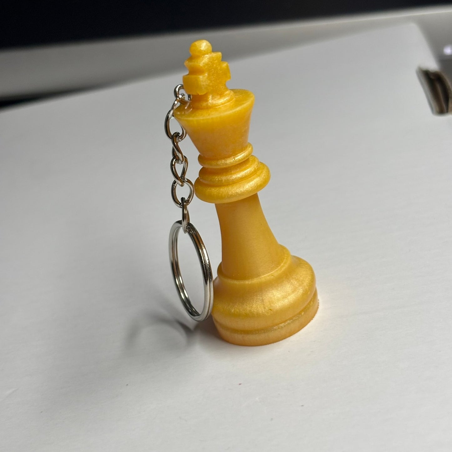 Yellow King - Handmade Resin Keychain
