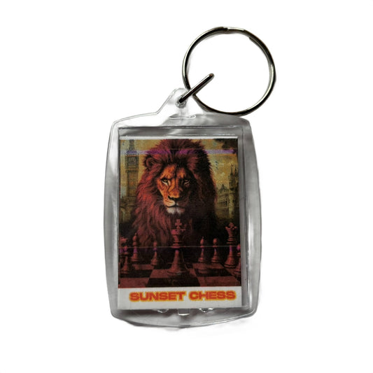 Red Lion - Chess  Photo Keychain