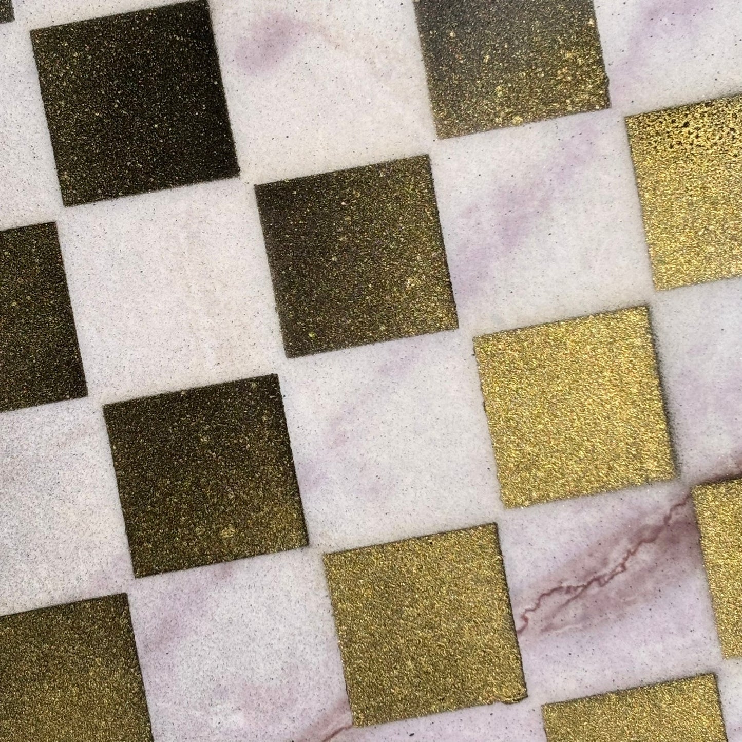 Soft Pink - Resin Coated Chess Board