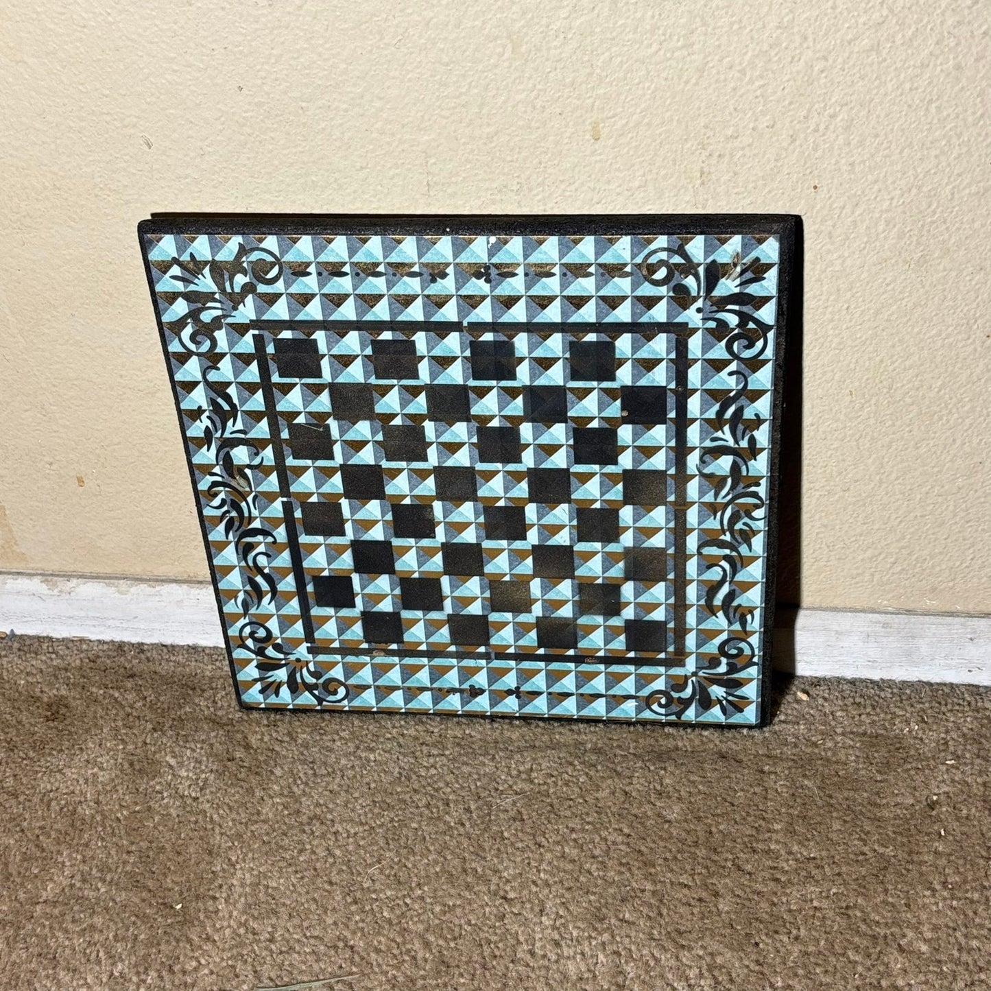 Golden Triangles - Scrapbook Chess Board