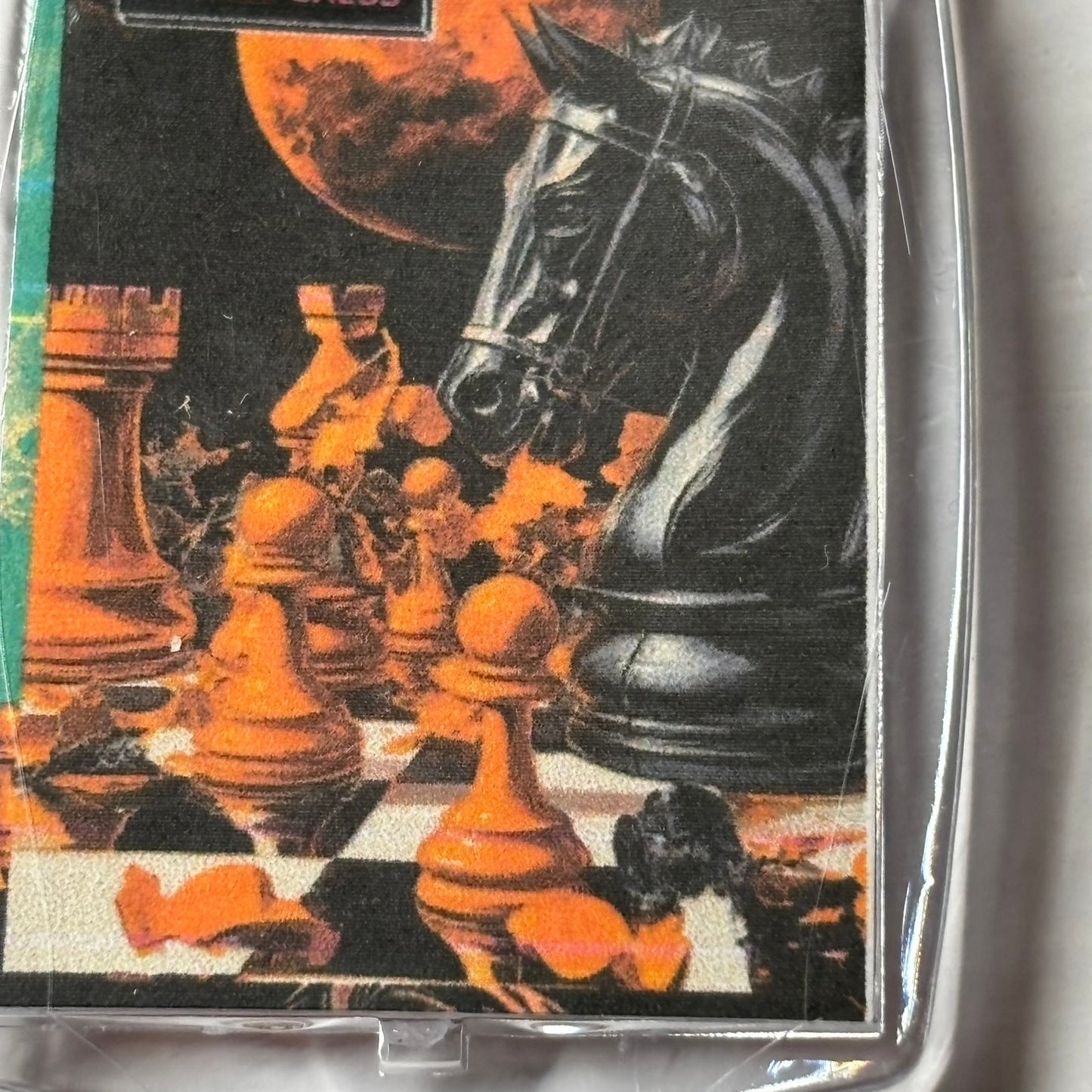 Black Stallion - Chess  Photo Keychain