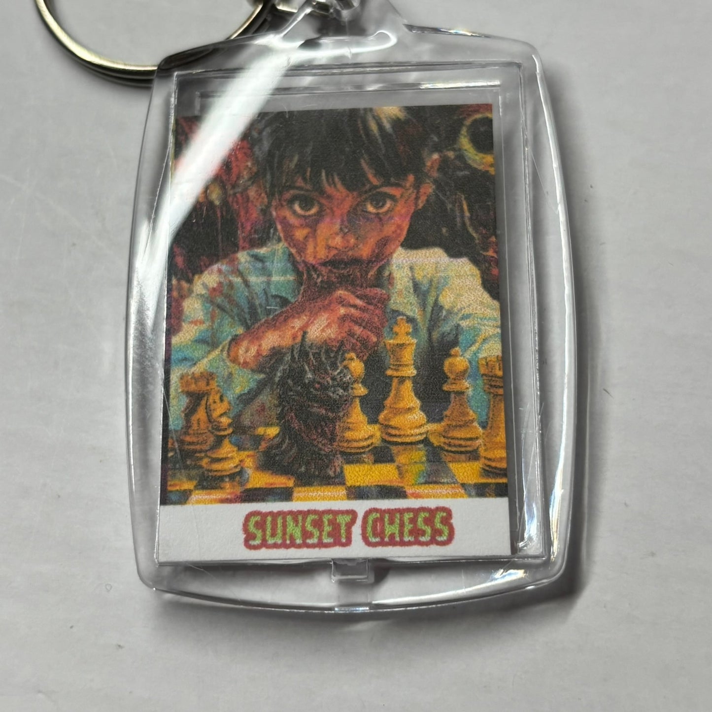 Terror Girl - Chess  Photo Keychain