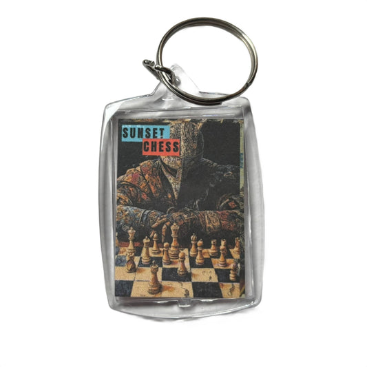 Vikings Game - Chess  Photo Keychain