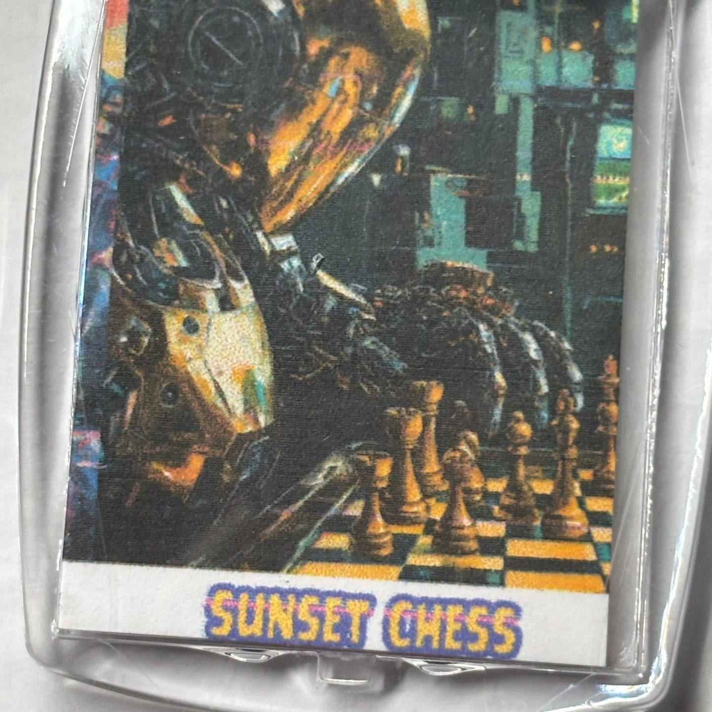 Futuristic - Chess  Photo Keychain
