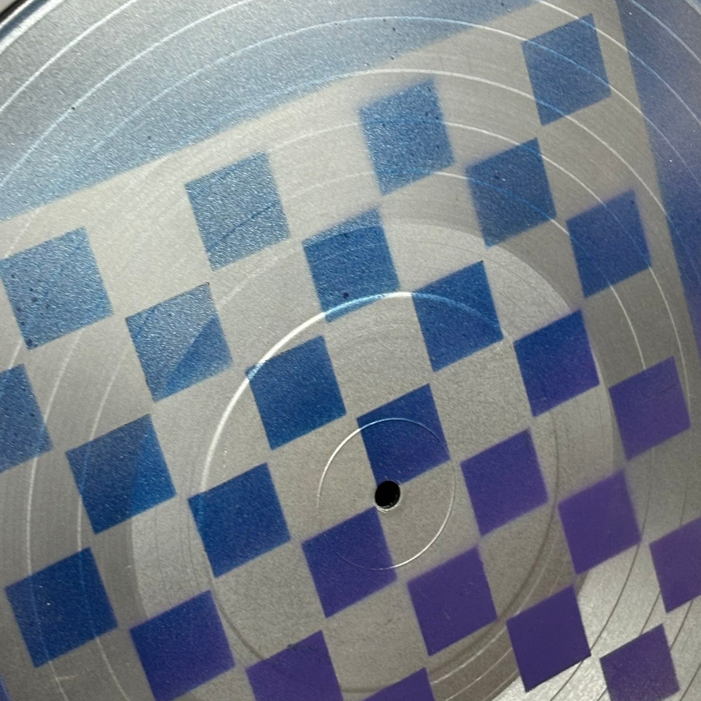 Purple Blue Chrome - Vinyl Chess Board