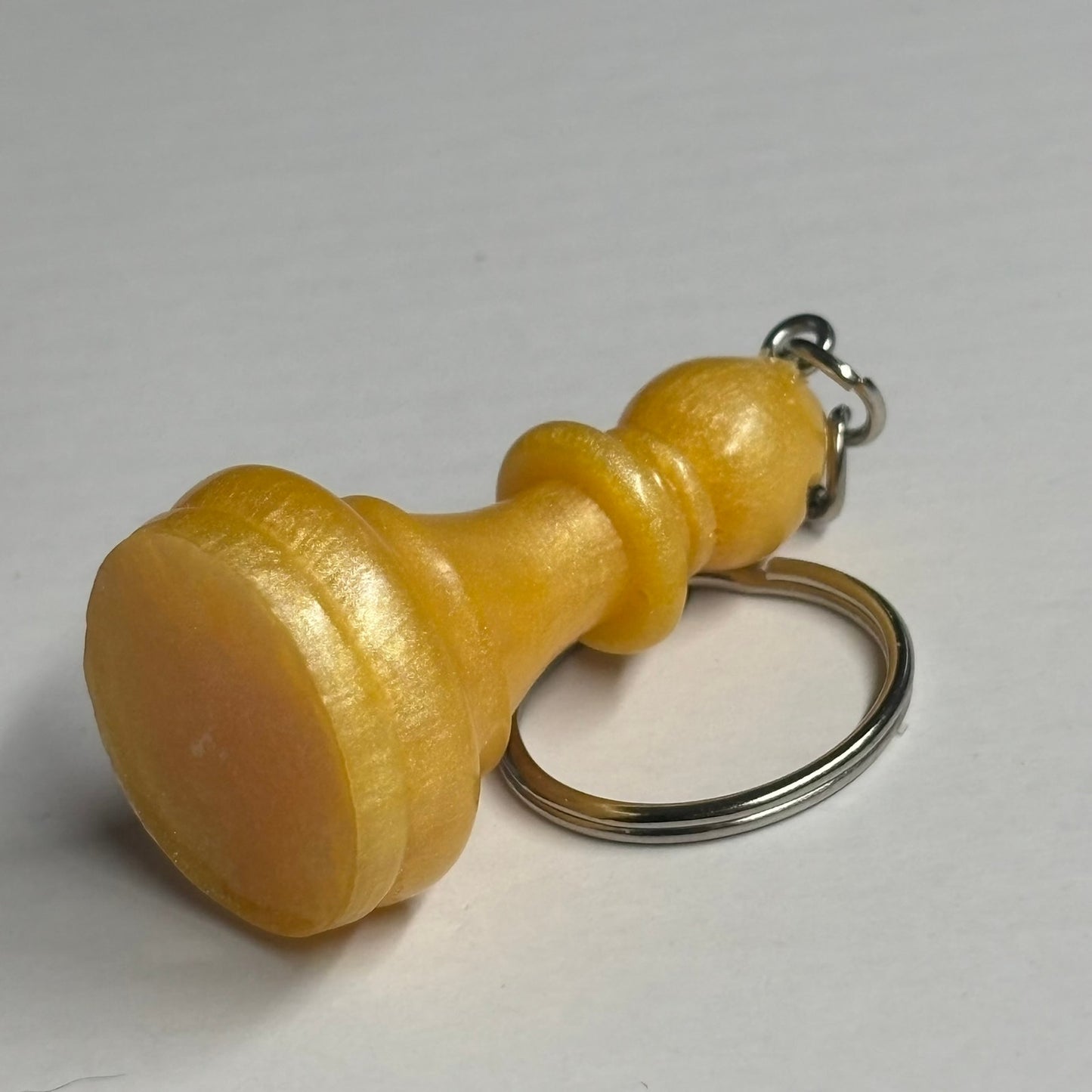 Yellow Bishop - Handmade Resin Keychain
