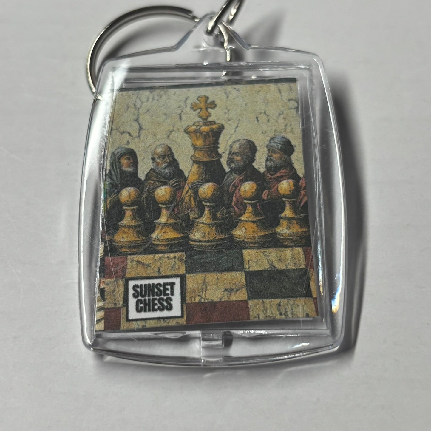 Ancient Game - Chess  Photo Keychain