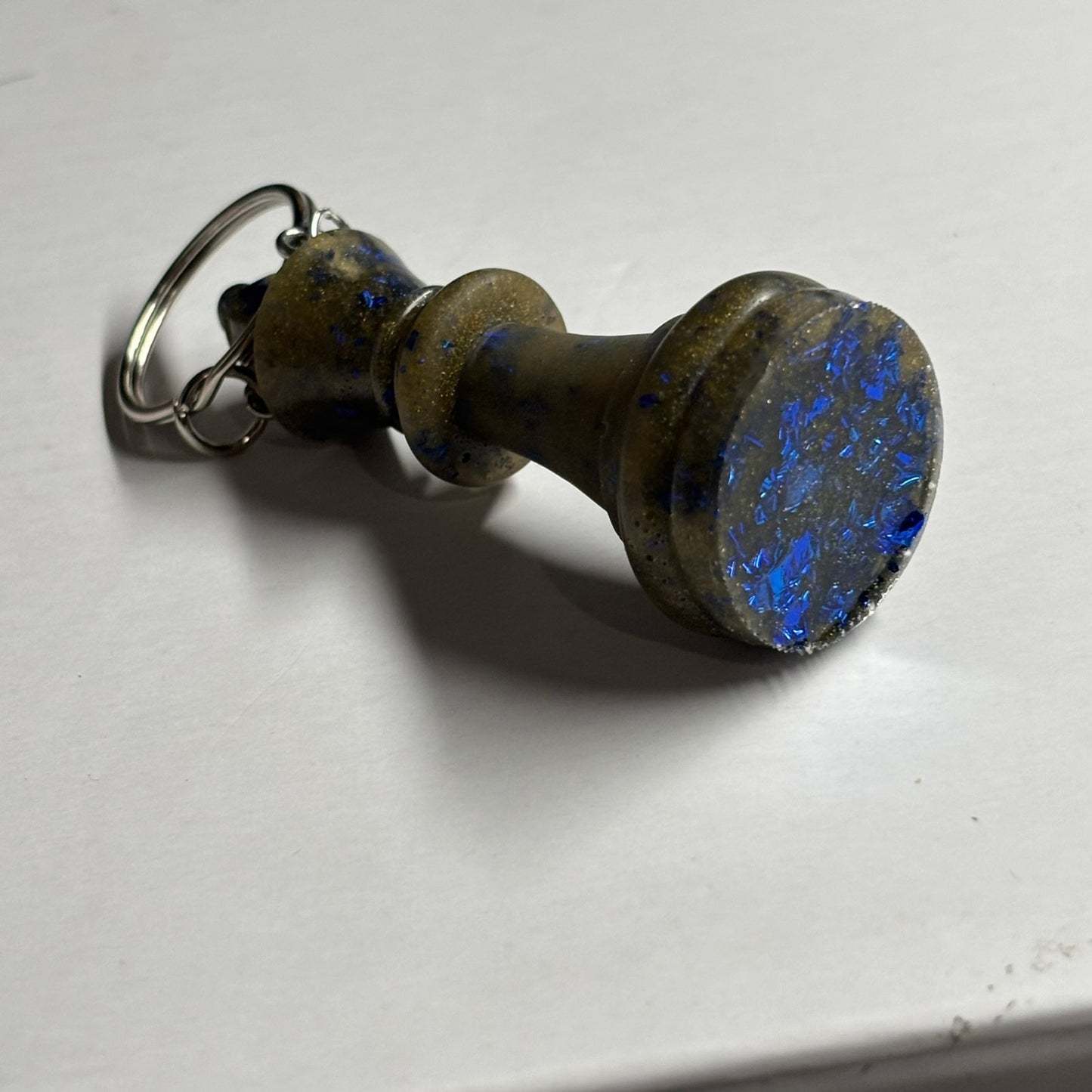 Army Green - Handmade Resin Keychain