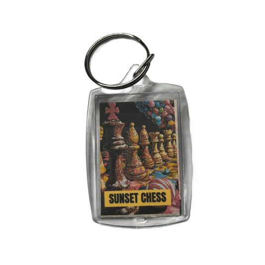 Chess Pieces - Chess  Photo Keychain