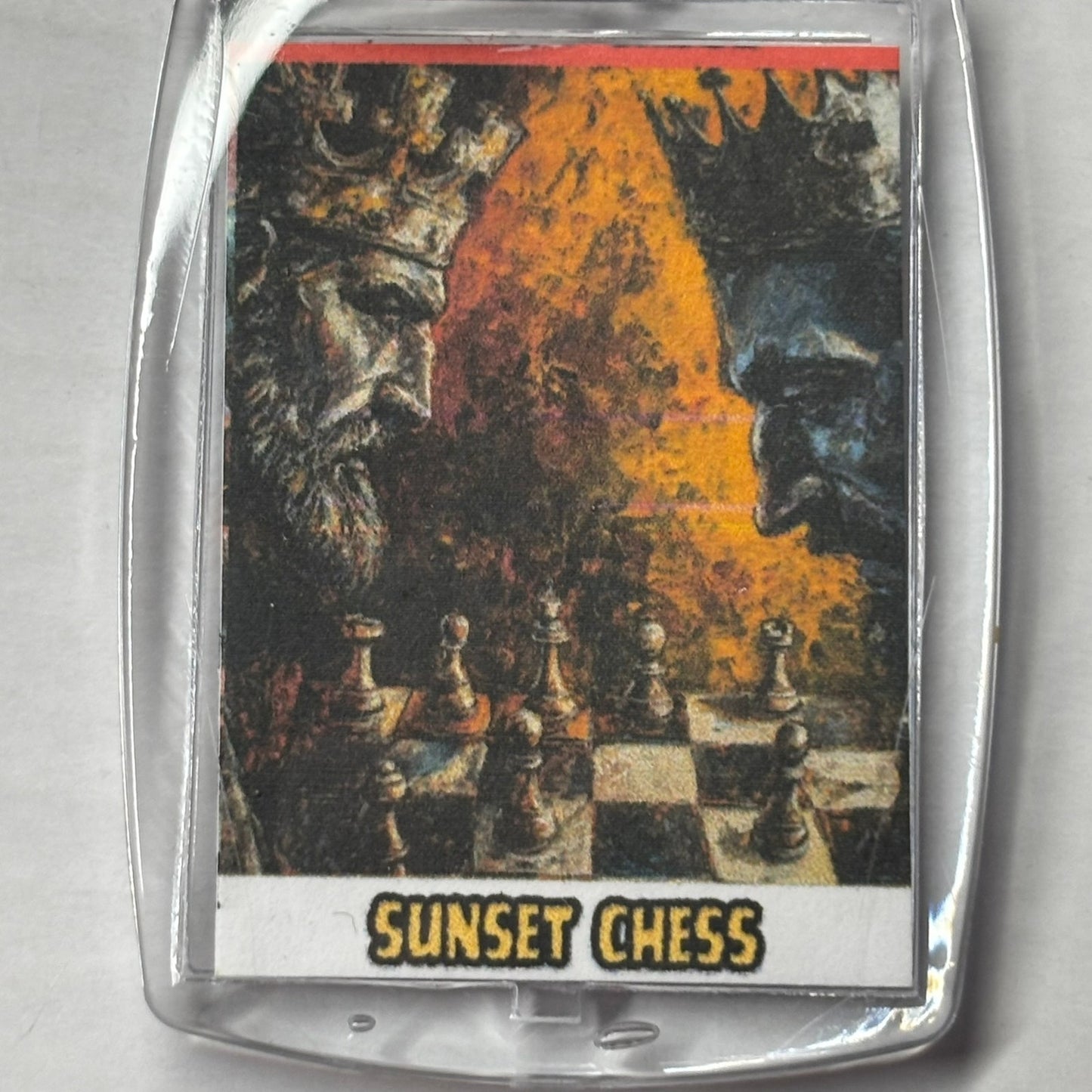 Face Off - Chess  Photo Keychain
