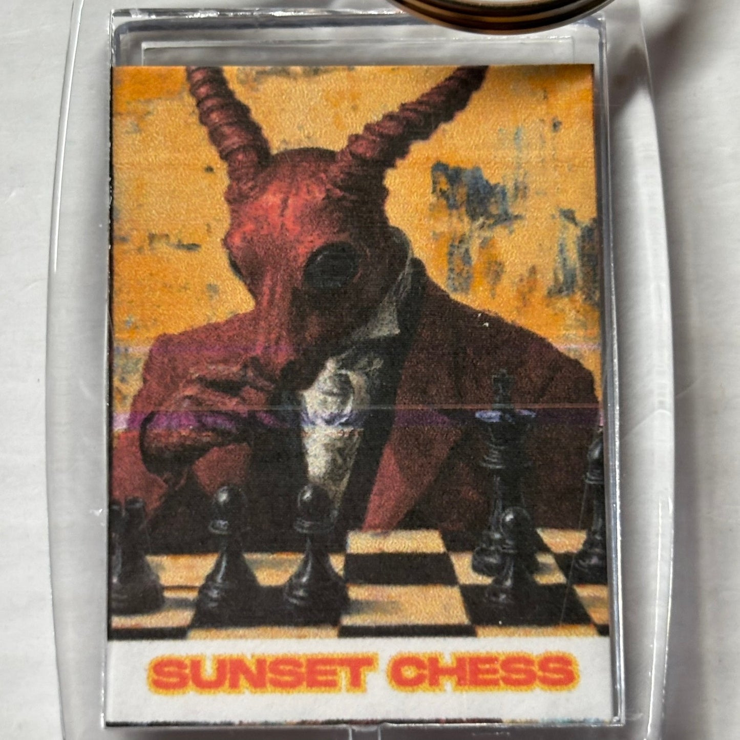 The Liar - Chess  Photo Keychain