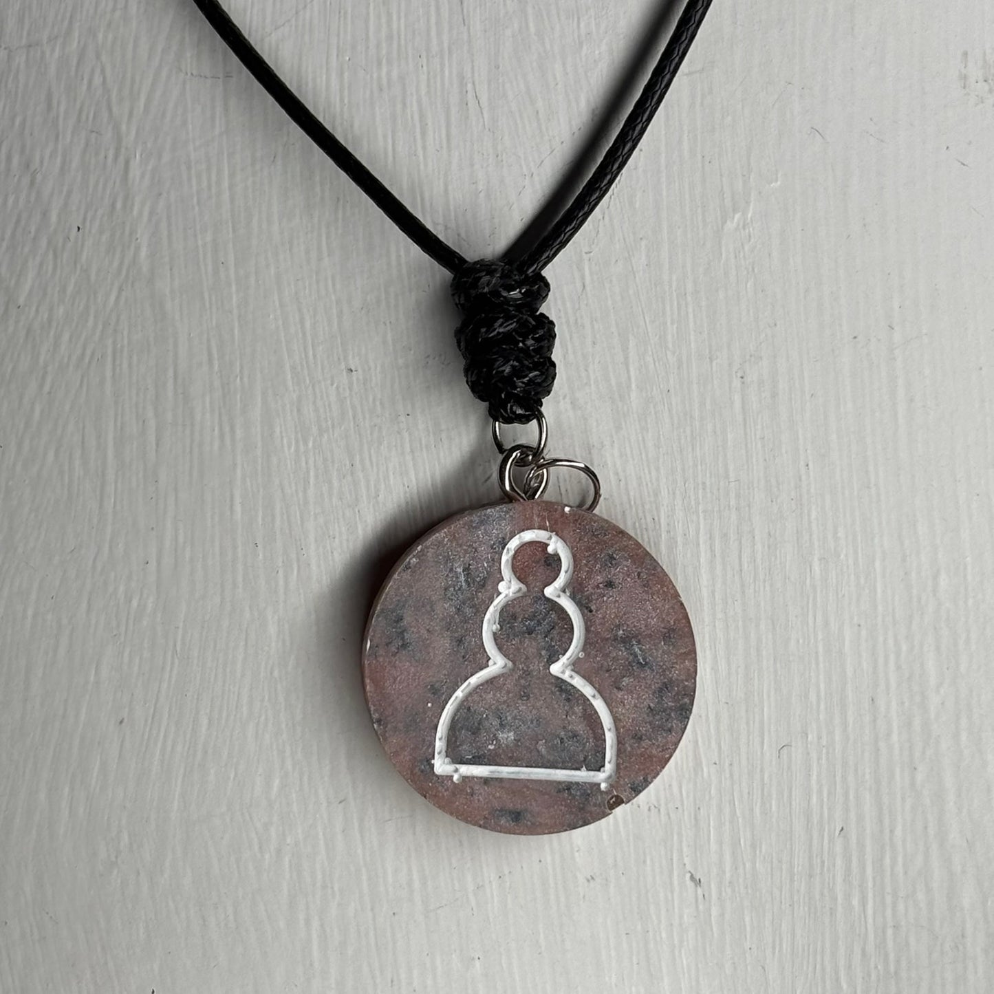 Luxury Pawn - Handmade Resin Chess Necklace