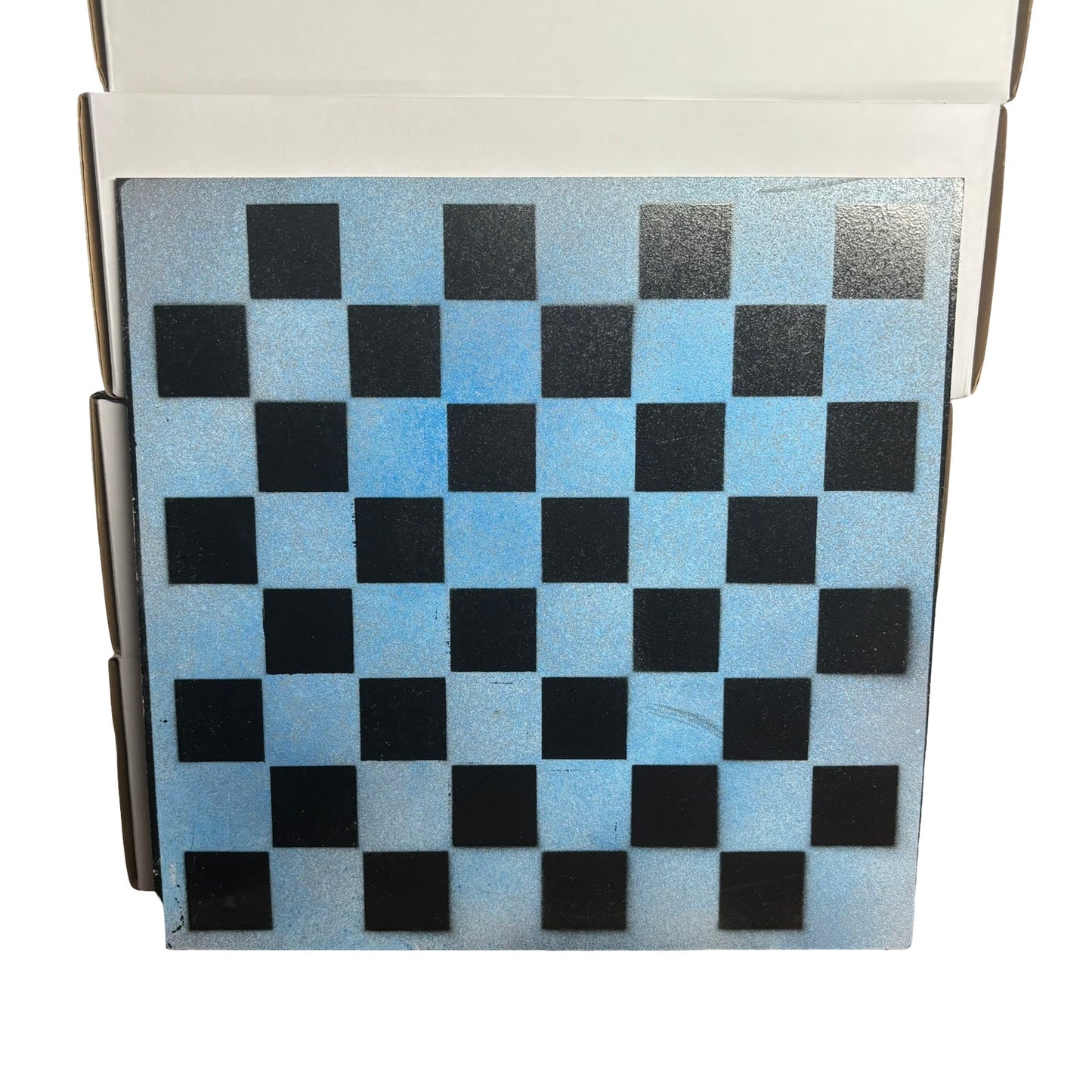 Blue Sky - Painted Chess Board