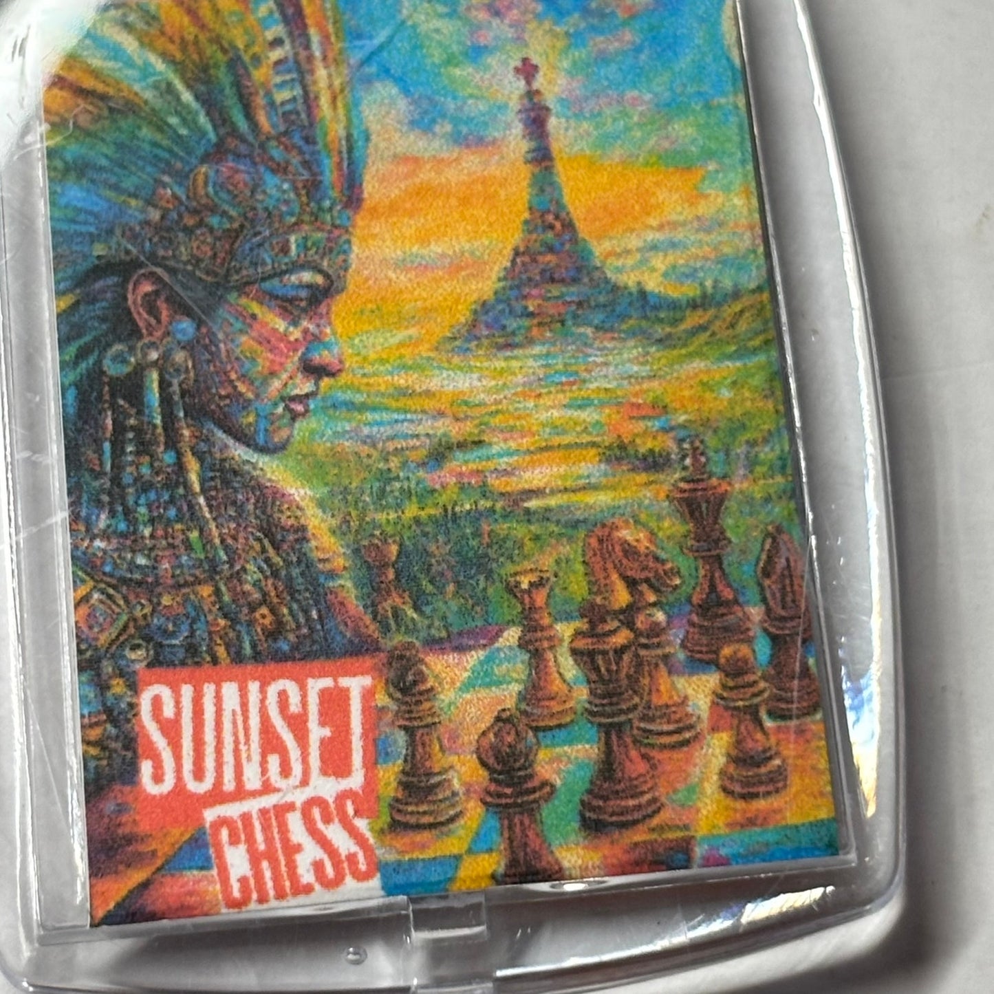 Ancient - Chess  Photo Keychain