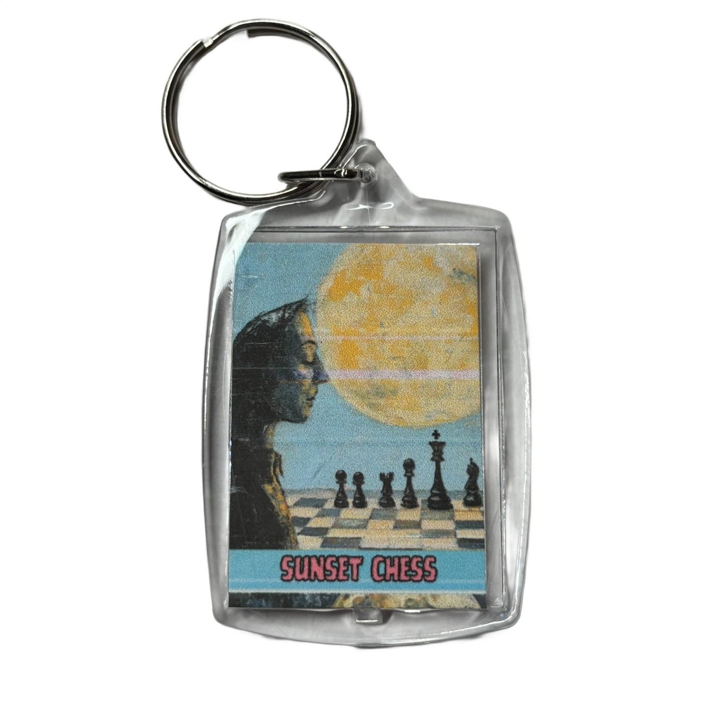 Peace - Chess  Photo Keychain
